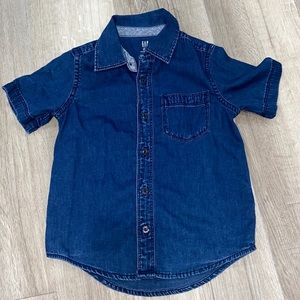 Boys gap denim jean shirt size 4T